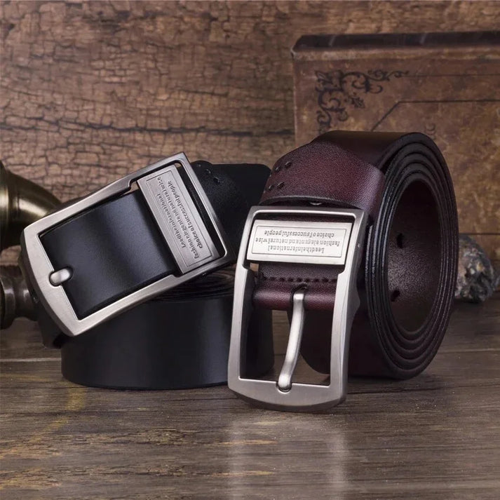 🎉 Men's Business Leather Belt 👔✨ Classic & Sophisticated Style!