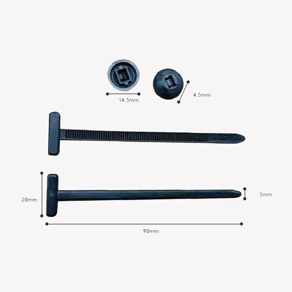 🚗50/100pcs Nylon Universal Cable Tie Buckle